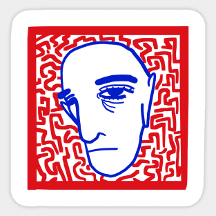 expressionism Sticker